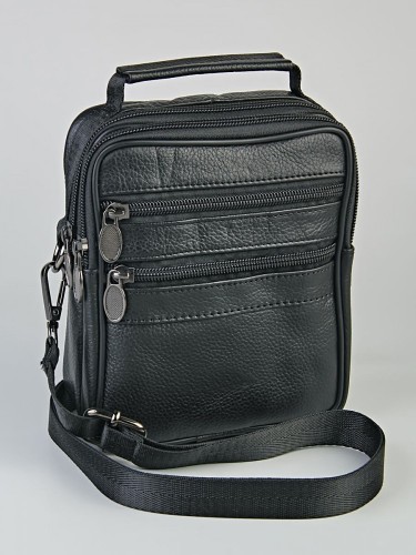 Сумка мужская мини "808#" б/н (нат. кожа) 