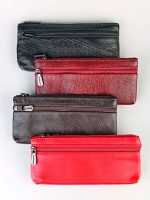 YA Кошелек-ключница Barez "085-2" 2 молнии б/н 