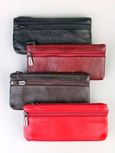 YA Кошелек-ключница Barez "085-2" 2 молнии б/н 