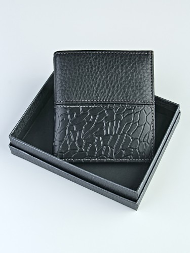 YK Портмоне мужское "001-508L" б/н (нат. кожа) 