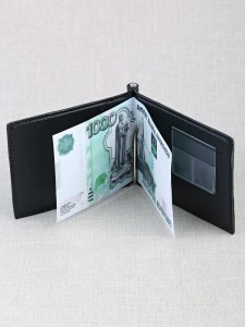 YD Зажим для денег с отделом для монет на молнии "Barez Z-6"