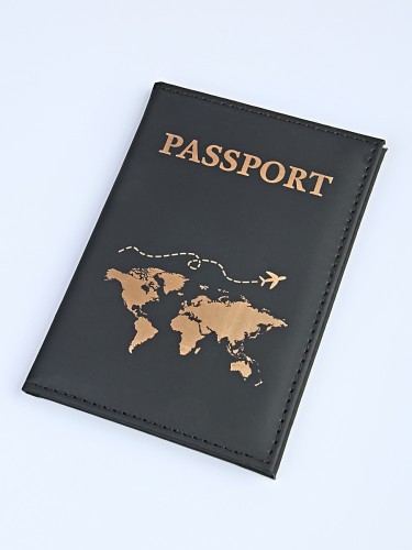 Обложка на паспорт "Travel 9#" (эко-кожа) 