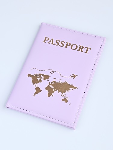 Обложка на паспорт "Travel 9#" (эко-кожа) 